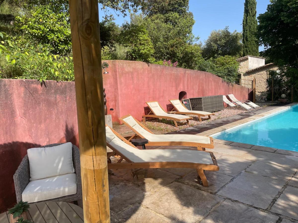 Jolie Annexe Du Mas Dans Le Coeur De La Garrigue Nimoise Villa Nimes Ngoại thất bức ảnh